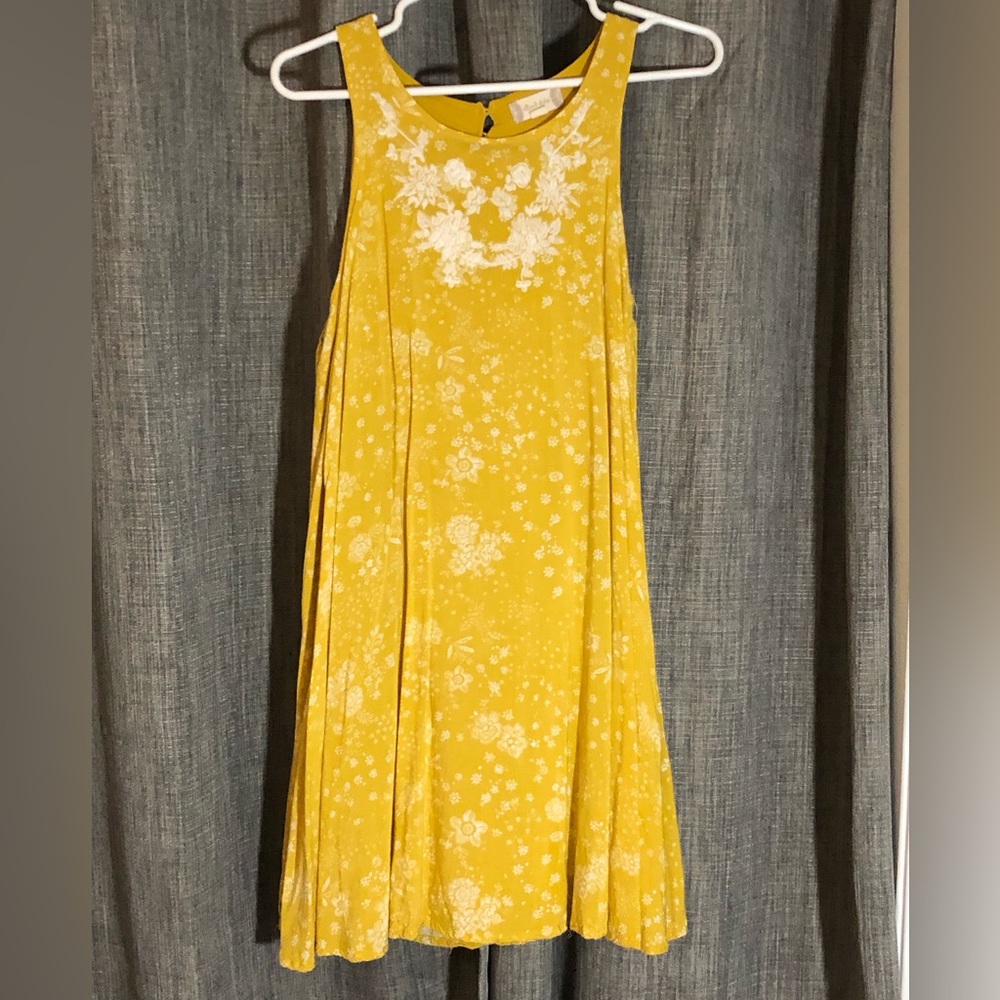 Altar’d state yellow halter top dress